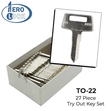 Aerolock Code Series- 175K-250K - 27 Keys AER-TO22